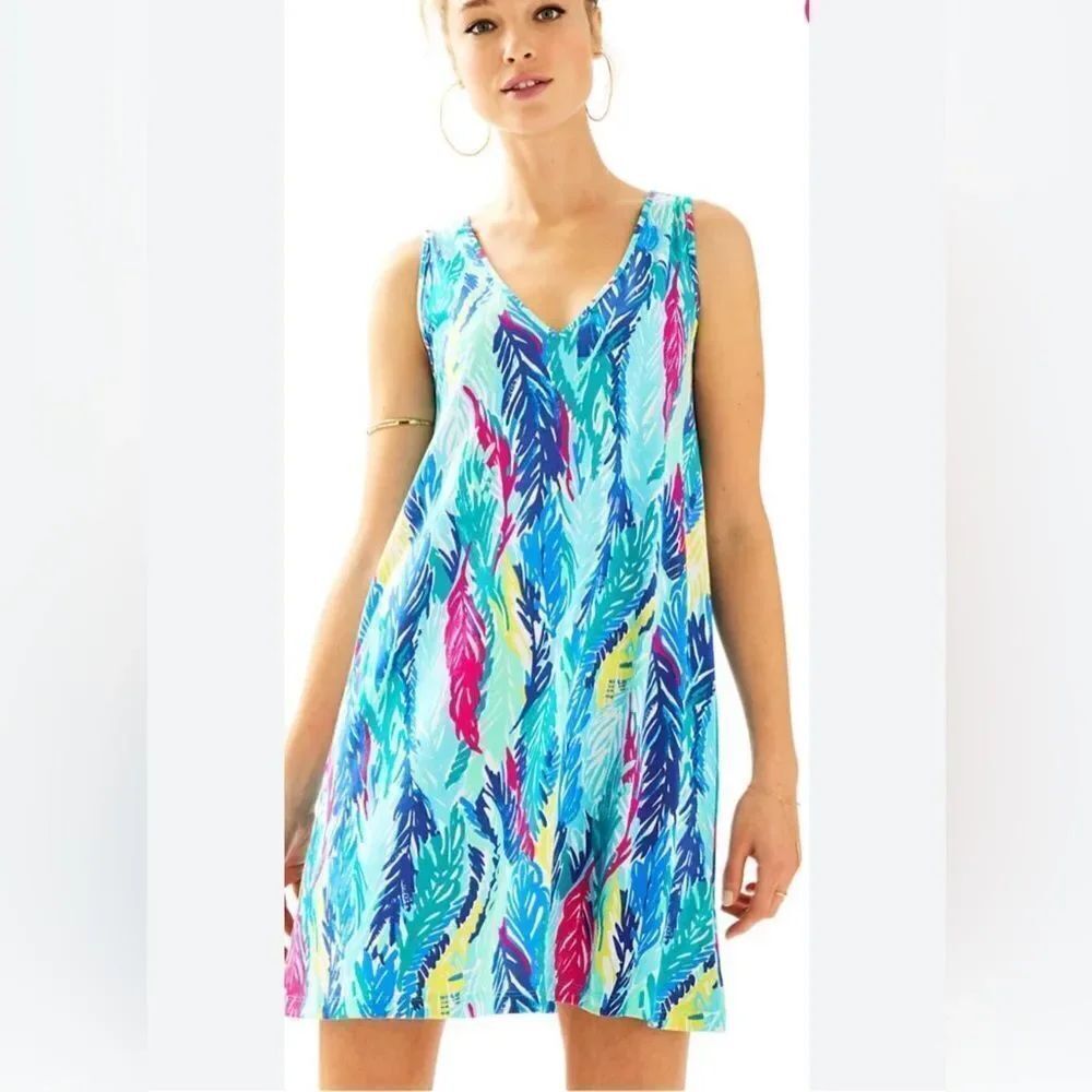 Lilly Pulitzer Blythe Dress Light as a Feather Women Size M